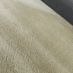 Asymmetrisk Bølget Ryatæppe - Aranga Super Soft Fur (lysegrøn)