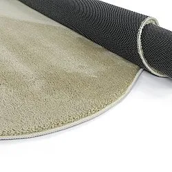 Asymmetrisk Bølget Ryatæppe - Aranga Super Soft Fur (lysegrøn)