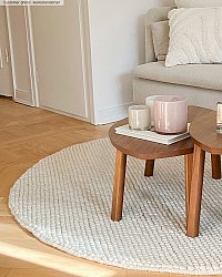 Runde tæpper - Avafors Wool Bubble (beige)