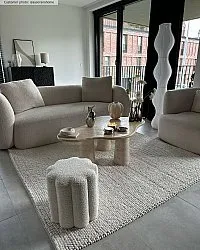 Uldtæppe - Avafors Wool Bubble (beige)