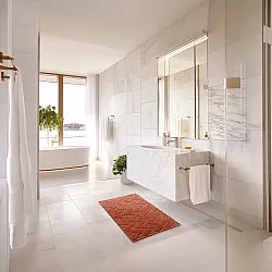 Badeværelsesmåtte - Bellona (terracotta)