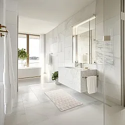 Badeværelsesmåtte - Bevin (off-white)