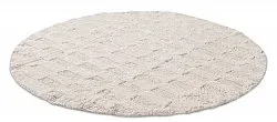 Rund badeværelsesmåtte - Bevin (off-white)