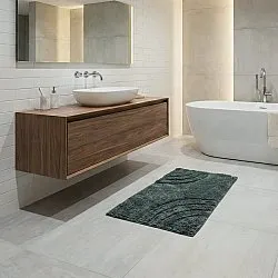 Badeværelsesmåtte - Eliza (mørkegrøn)