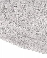 Rund badeværelsesmåtte - Embla (lysegrå)