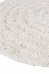 Oval badeværelsesmåtte - Embla (off-white)