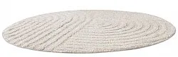 Rund badeværelsesmåtte - Embla (off-white)