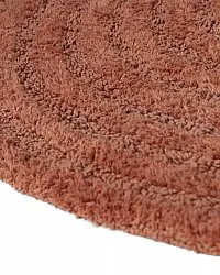 Rund badeværelsesmåtte - Embla (terracotta)