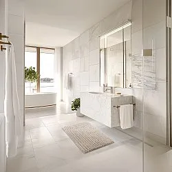 Badeværelsesmåtte - Evena (beige)