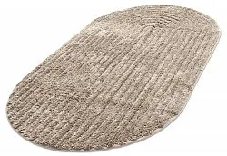 Oval badeværelsesmåtte - Evena (beige)