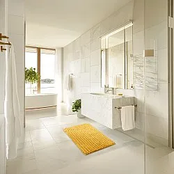 Badeværelsesmåtte - Evena (gul)