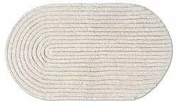 Oval badeværelsesmåtte - Evena (off-white)