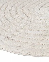 Rund badeværelsesmåtte - Evena (off-white)