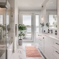 Badeværelsesmåtte - Franny (lyserød)