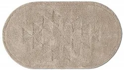 Oval badeværelsesmåtte - Gertie (beige)