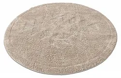 Rund badeværelsesmåtte - Gertie (beige)