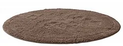 Rund badeværelsesmåtte - Gertie (brun)
