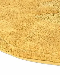 Rund badeværelsesmåtte - Gertie (gul)