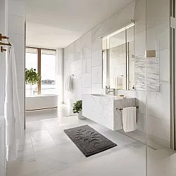 Badeværelsesmåtte - Gertie (mørkegrå)