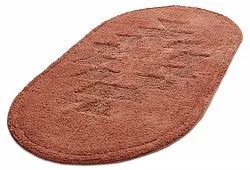 Oval badeværelsesmåtte - Gertie (terracotta)