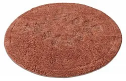 Rund badeværelsesmåtte - Gertie (terracotta)