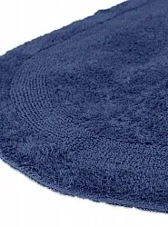 Oval badeværelsesmåtte - Nila (blå)