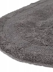 Oval badeværelsesmåtte - Nila (mørkegrå)