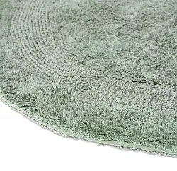 Rund badeværelsesmåtte - Nila (lysegrøn)