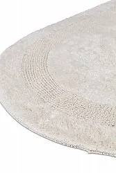 Oval badeværelsesmåtte - Nila (off-white)