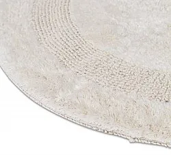 Rund badeværelsesmåtte - Nila (off-white)