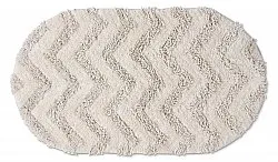Oval badeværelsesmåtte - Tressa (off-white)
