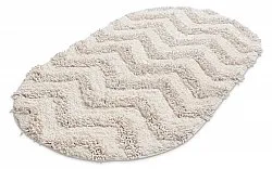 Oval badeværelsesmåtte - Tressa (off-white)