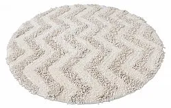 Rund badeværelsesmåtte - Tressa (off-white)