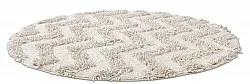 Rund badeværelsesmåtte - Tressa (off-white)