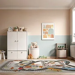 Børnetæppe - Autumn Town