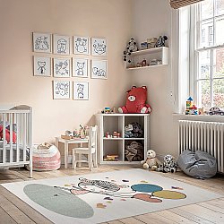 Børnetæppe - Balloon Girl (multi)