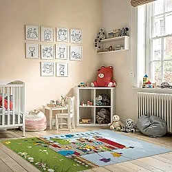 Børnetæppe - Funny house