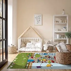 Børnetæppe - Funny house