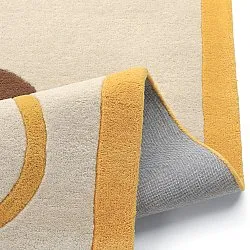 Børnetæppe - Lion Hand Tufted Wool Premium (beige/multi)