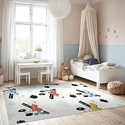 Børnetæppe - Plane Travel (multi)