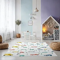 Børnetæppe - Road Cars (multi)