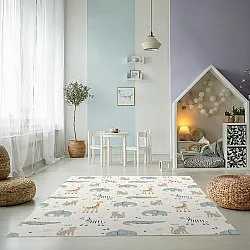 Børnetæppe - Safari Friends (multi)