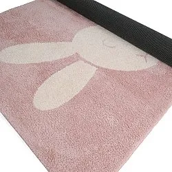 Børnetæppe - Soft Bunny (rosa/creme)