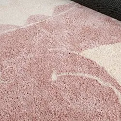 Børnetæppe - Soft Dino (creme/rosa)