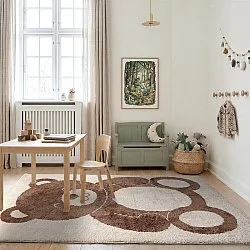 Børnetæppe - Soft Teddybear (creme/brun)