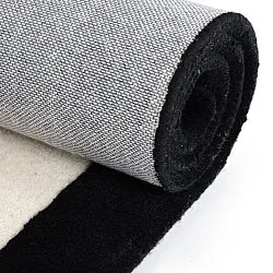 Børnetæppe - Zebra Hand Tufted Wool Premium (beige/sort)