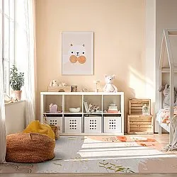 Børnetæppe - Zora (lyserød)