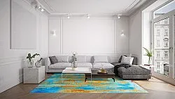 Wilton-tæppe - Molina (blå)