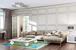 Wilton-tæppe - Molina (blå)