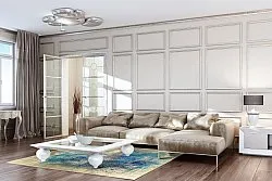 Wilton-tæppe - Sierra (blå)